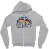 stoned in wonderland Zipper Hoodie