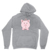 cute surprised pig pig Unisex Hoodie