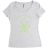 links lawn care Women's Triblend Scoop T-shirt