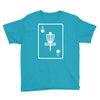 disc golf ace card target chains frisbee basket Youth Tee