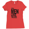 real men love walrus funny Ladies Fitted T-Shirt