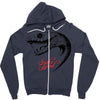 snake head Zipper Hoodie
