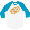 gobble gobble football herren 3/4 Sleeve Shirt