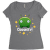 Final Space Chookity with Stars Women's Triblend Scoop T-shirt