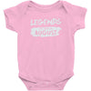 legends are born in august Baby Bodysuit