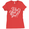 what's your beef Ladies Fitted T-Shirt
