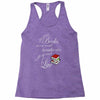 she reads books to live book lover Racerback Tank