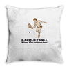 racquetball Throw Pillow