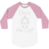 shoot like a girl 3/4 Sleeve Shirt