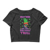 birthday troll brother Crop Top