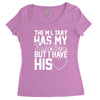 military has my soldier i have his heart Women's Triblend Scoop T-shirt