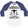 Property Of Honnouji Athletics Dept. 3/4 Sleeve Shirt