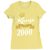 kings are born in 2000 Ladies Fitted T-Shirt