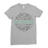 go vegan 3 Ladies Fitted T-Shirt