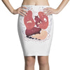 heart attack Pencil Skirts