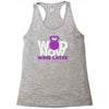 wod now wine later Racerback Tank