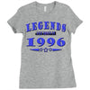 legends are born in 1996 hoodie 9 Ladies Fitted T-Shirt