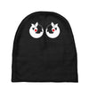 rude christmas pudding Baby Beanies