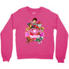 paw patrol birthday girl mom Crewneck Sweatshirt