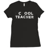 school cool teacher Ladies Fitted T-Shirt