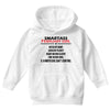 Smartass February Girl Youth Hoodie