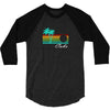 cabo san lucas distressed 3/4 Sleeve Shirt