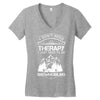 I Don't Need Therapy Just to Go Snowmobiling Women's V-Neck T-Shirt