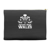 come on wales funny nations rugby Accessory Pouches