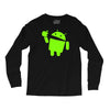 android eats apple Long Sleeve Shirts