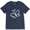 butterfly sticker vinyl V-Neck Tee