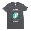 Funny Unicorn Ladies Fitted T-Shirt