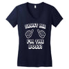 trust me i'm the boss Women's V-Neck T-Shirt