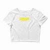 it's a surname thing Crop Top
