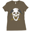 skull axe Ladies Fitted T-Shirt