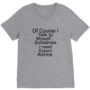 talk to myself V-Neck Tee