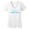 i don't get drunk Women's V-Neck T-Shirt