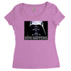 darth vader sith happens ideal birthday present or gift Women's Triblend Scoop T-shirt