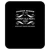 grumpy old men's club black Mousepad