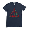 Deathly Hallows Harry Potter Ladies Fitted T-Shirt