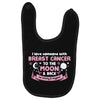 I Love Someone with Breast Cancer to The Moon and Back to Infinity Baby Bibs