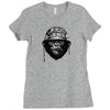 gorrila head military smoke Ladies Fitted T-Shirt
