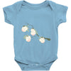 chinese peaches Baby Onesie