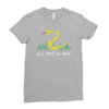 no step on snek 1 Ladies Fitted T-Shirt
