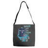 who let the dogs out Adjustable Strap Totes
