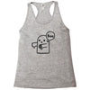 the ghost of disapproval Racerback Tank