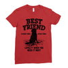 Best Friend Golden Ladies Fitted T-Shirt