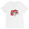 Music V-Neck Tee