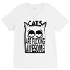 cats are fucking awesome V-Neck Tee