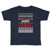 santa only comes once a year aunt is always here to cheer Toddler T-shirt