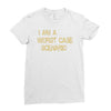 worst case scenario best trending Ladies Fitted T-Shirt
